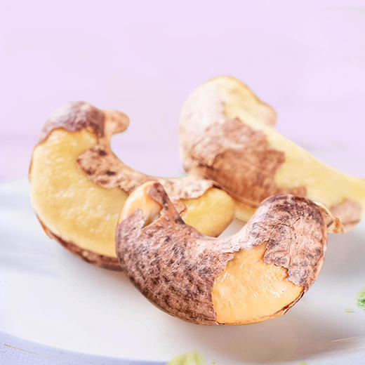 味滋源紫皮腰果100g/袋 带皮腰果仁坚果果干果仁办公休闲零食品 商品图1