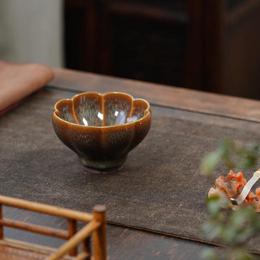 龙德堂陶艺 《星月天目 佛教圣花系列 曼陀罗》80cc(库存询客服) 商品图9