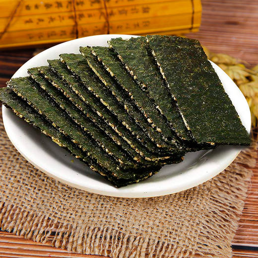 夹心海苔脆40g/罐 巴旦木味芝麻味网红办公室休闲零食小吃 味滋源 商品图1