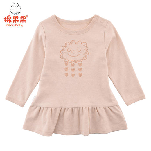 棉果果春秋季新疆彩棉女童连衣裙M321700119412 商品图0