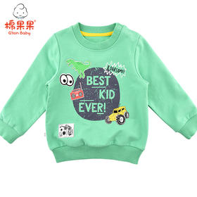 棉果果春秋季男童圆领卫衣商品M312180219472