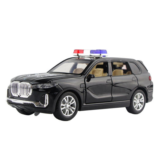 宝马x7合金车身六开门仿真鸣笛内外饰精致宝马x7车模