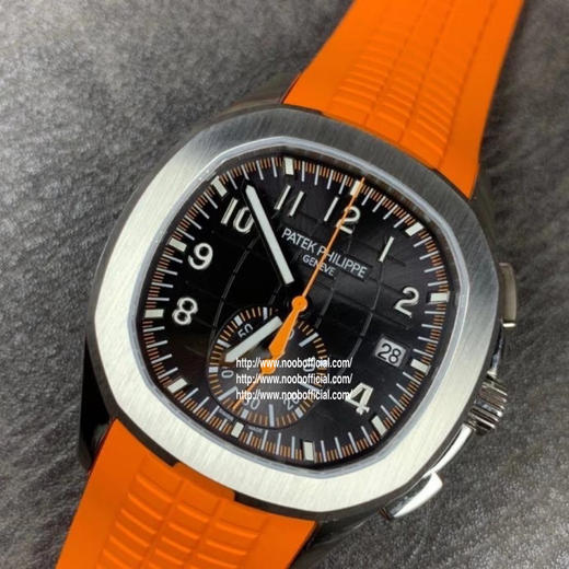 OM百达fei丽时尚手雷计时腕表5968A-001。内径40mm，直径42.2毫米，橡胶表带，透底，自动机械机芯，男士腕表 商品图7