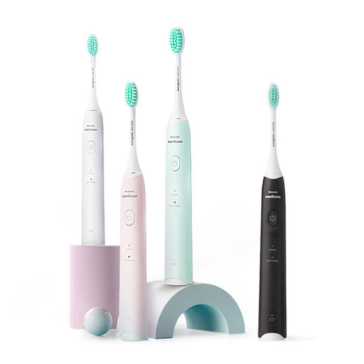 【品牌直发】飞利浦PHILIPS小羽刷声波震动充电式软毛牙刷HX2421情侣款 商品图1