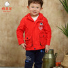 棉果果春秋季男童涤纶+摇粒绒连帽风衣外套 M312130319512 商品缩略图0