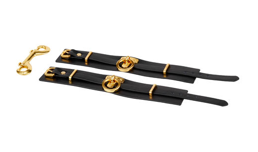 【UPKO】复乐园系列两用皮质手脚铐一对SM意大利头层牛皮调教情趣 商品图1