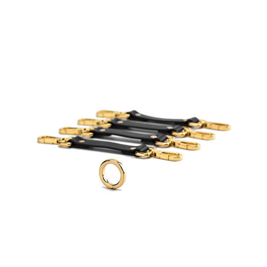 【UPKO】复乐园系列十字缚身锁强制束缚男女用SM捆绑进口牛皮手工情趣配饰  商品图2