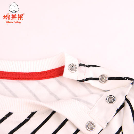 棉果果春秋季男童上衣氨棉汗布套头T恤M112140221075 商品图2