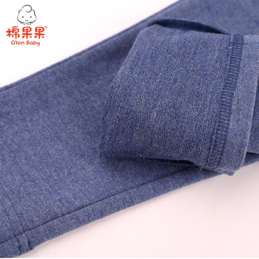 棉果果春秋季男童花纱小毛圈针织长裤裤子M112200221128 商品图1