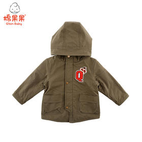 棉果果春秋季男童水洗棉长袖外套M312100219513