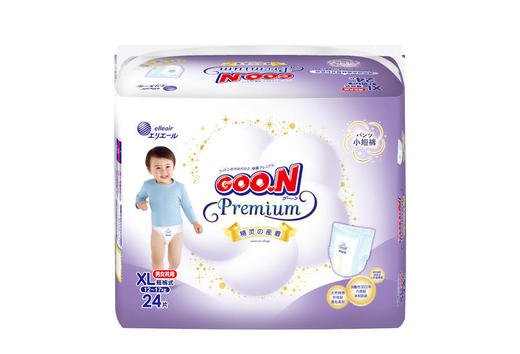 大王精灵系列【拉拉裤】贴合透气婴儿尿不湿【4包发货】 商品图2