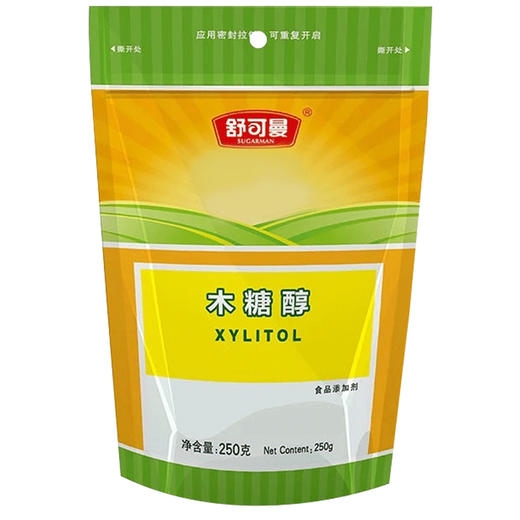 舒可曼木糖醇250g代糖无蔗糖食品酸奶伴侣甜味剂饼干西点烘焙原料 商品图0