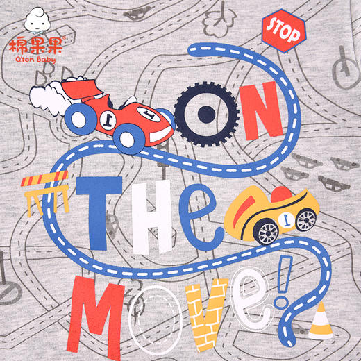 棉果果春秋季男童上衣小毛圈圆领卫衣M112180221079 商品图4