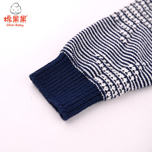 棉果果春秋季男童纯棉线对开毛衣M112161221087 商品图4