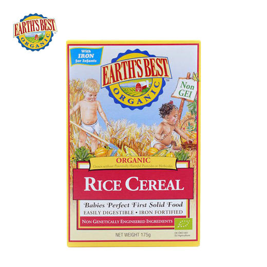 爱思贝(EARTH’S BEST) 地球世界大米1段米粉227g 商品图0