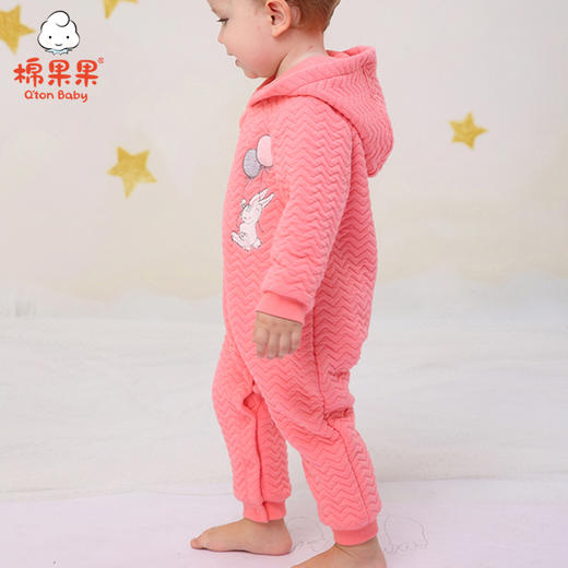 棉果果春秋冬三季女童空气层对开连体衣M322722619543 商品图0