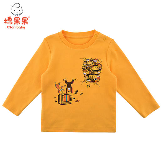 棉果果春秋季男童街头卡通T恤 M312140219498 商品图0