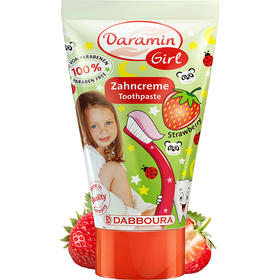 德国进口达罗咪儿童牙膏3-6-12岁小学生换牙期可吞咽含氟防蛀牙