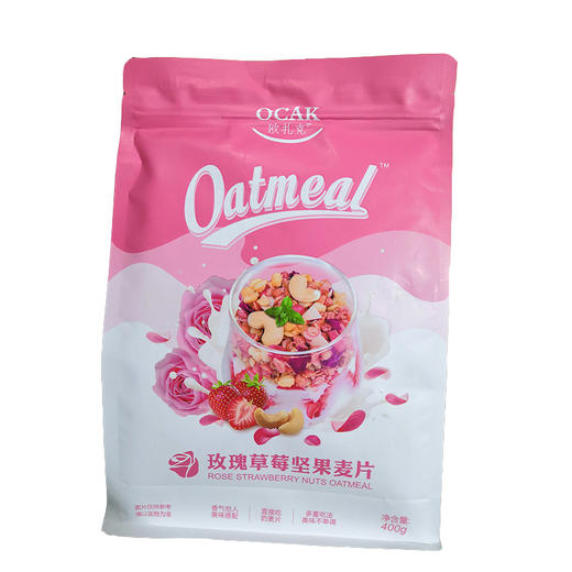 400g欧扎克玫瑰草莓麦片 商品图0