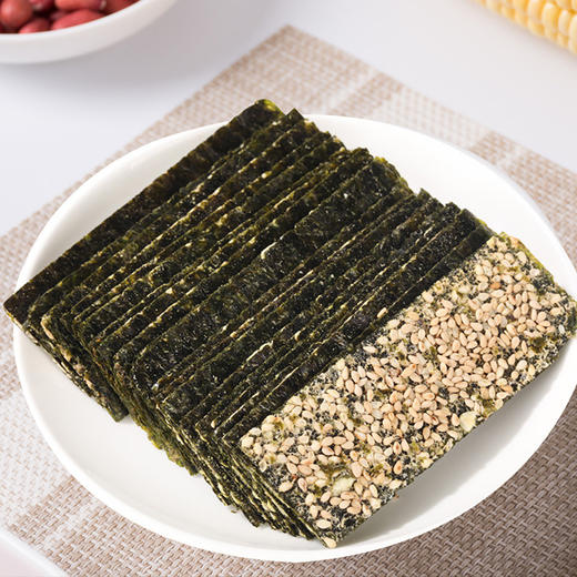 夹心海苔脆40g/罐 巴旦木味芝麻味网红办公室休闲零食小吃 味滋源 商品图3