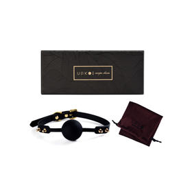 【UPKO】复利乐园系列S-M调1教用具口球 实心进口牛皮舒适