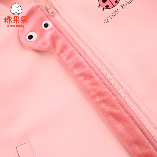 棉果果春秋女童双面布连帽长袖外套M122100421103 商品图4