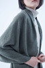 羊绒缩绒长披肩  100%羊绒  军绿色 商品缩略图5