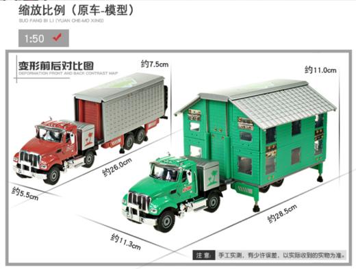 凯迪威 1:50系列车（颜色随机发货） 商品图3