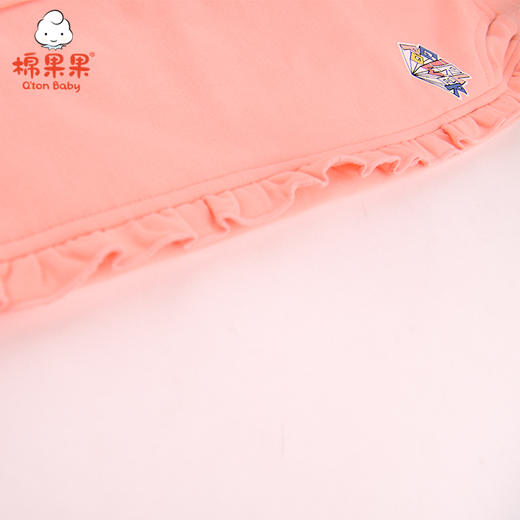 棉果果春秋款女童小毛圈飞边长裤裤子M122200221068 商品图3