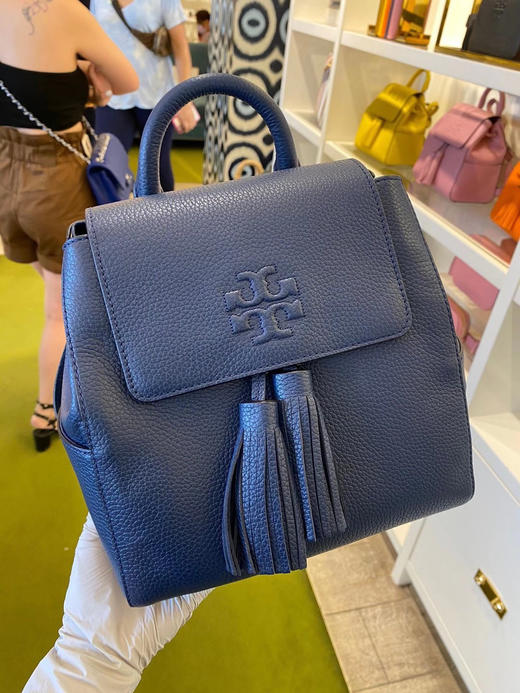 💰1399元直邮🇺🇸Toryburch /TB 真皮流苏抽绳THEA 双肩包 商品图2