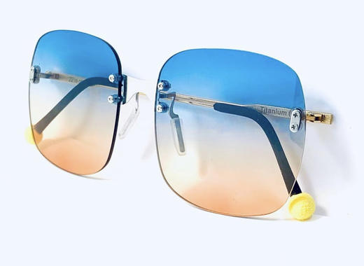 22DEGREE 拆卸遮阳盖方形墨镜 商品图2