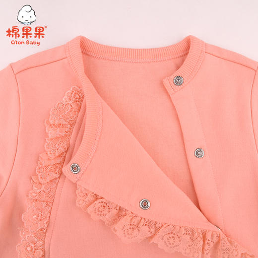 棉果果春秋款女童小毛圈挂里连体衣连身衣哈衣M122720221066 商品图1