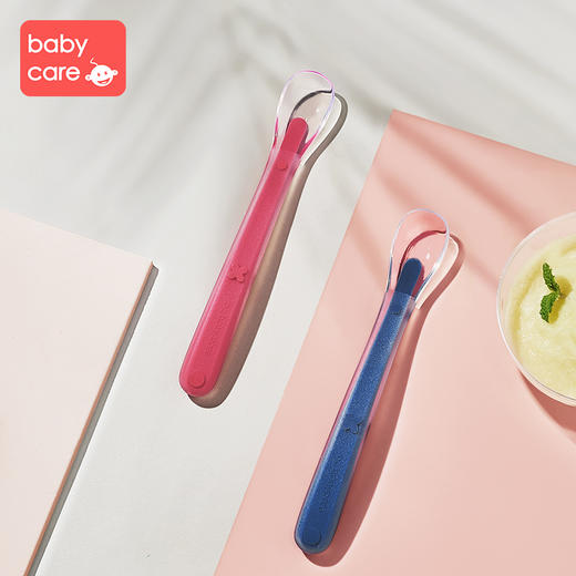 【babycare好物集】babycare宝宝硅胶软勺 新生儿婴儿喂水勺子餐具儿童吃饭辅食碗勺 商品图1
