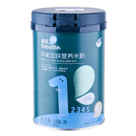 英氏亲衡加铁营养米粉258g