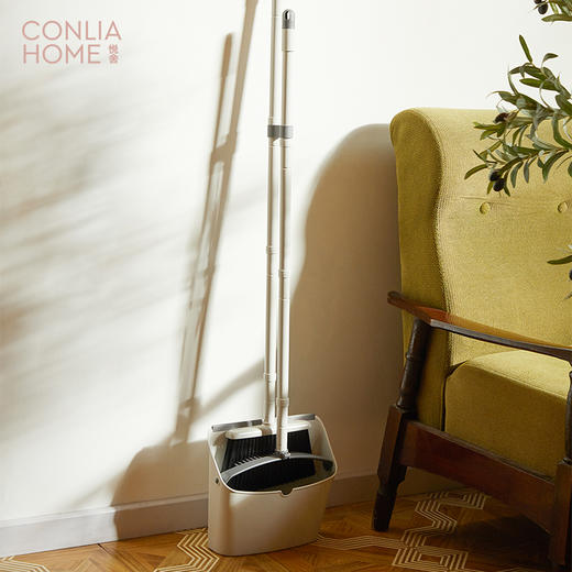 【分销专享】防风簸箕组合 折叠旋转扫把簸箕套装 商品图0