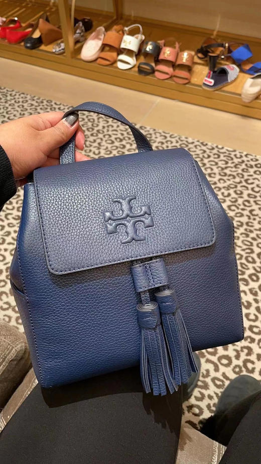 💰1399元直邮🇺🇸Toryburch /TB 真皮流苏抽绳THEA 双肩包 商品图1