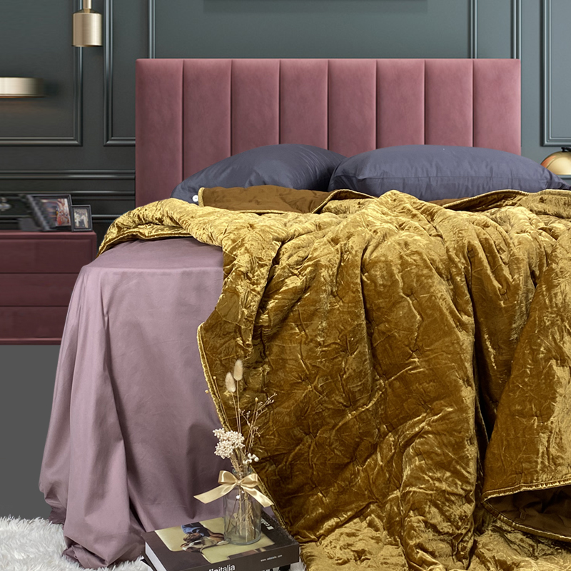 京彩 精品丝绒盖被