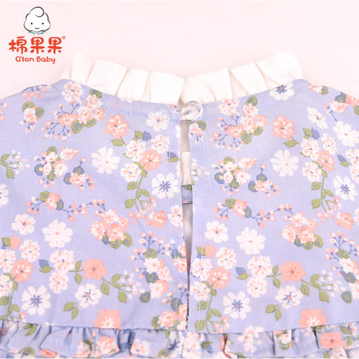 棉果果春秋款女童上衣梭织碎花衬衫M122150221058 商品图4