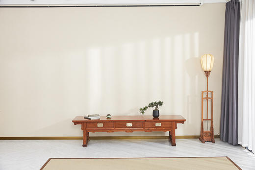 红桥红  家具严选  缅甸花梨（大果紫檀）  【210 王款三抽屉 电视柜】 商品图0