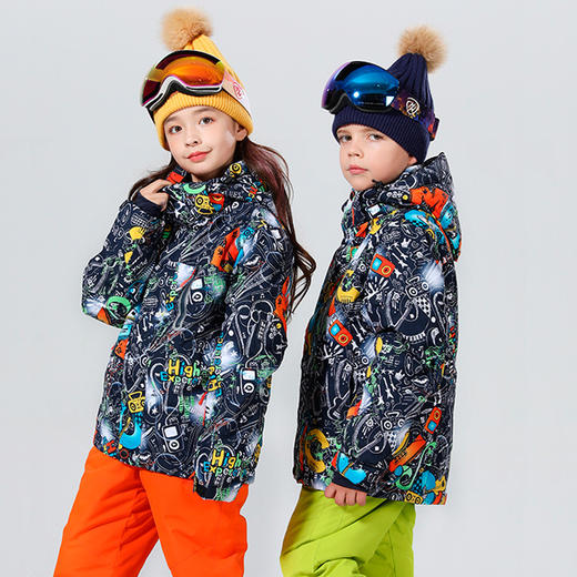 至高 儿童滑雪服 男女冬季防水保暖防风加厚棉服 826 商品图2