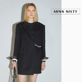 Miss Sixty2020冬季新款圣诞西装羊毛双面呢外套女604MJ0100000
