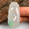 派瑞翡翠 翡翠挂件 冰糯种 飘绿花 商品缩略图2