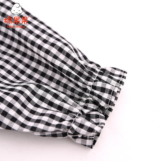 棉果果春秋季女童小格子衬衣M122150421100 商品图5