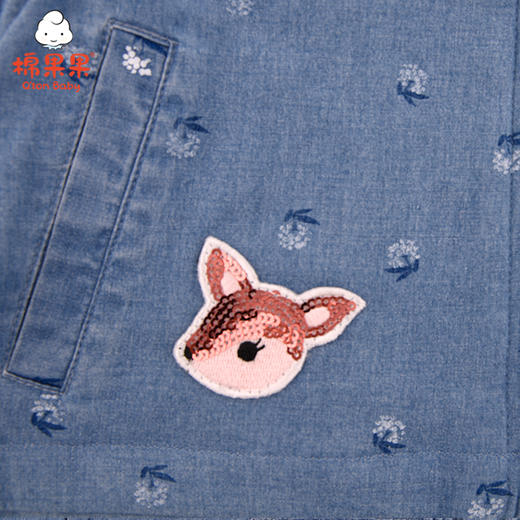 棉果果春秋季女童马夹马甲M122171221101 商品图3