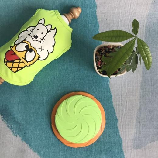 猫狗玩具橡胶软飞盘大小号可选耐咬飞碟宠物训练用品 商品图3