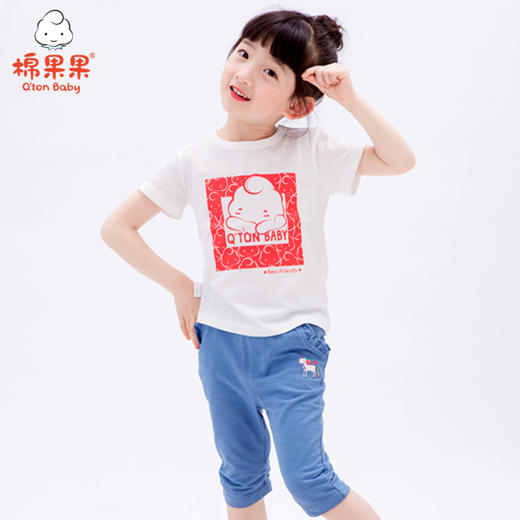 棉果果夏季亲子套头T恤（宝宝款）M202140219334 商品图0