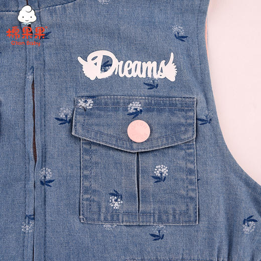 棉果果春秋季女童马夹马甲M122171221101 商品图5