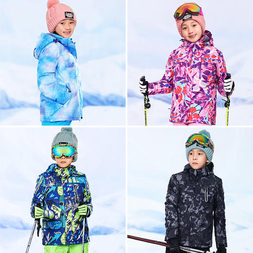 至高 儿童滑雪服 男女冬季防水保暖防风加厚棉服 826 商品图4
