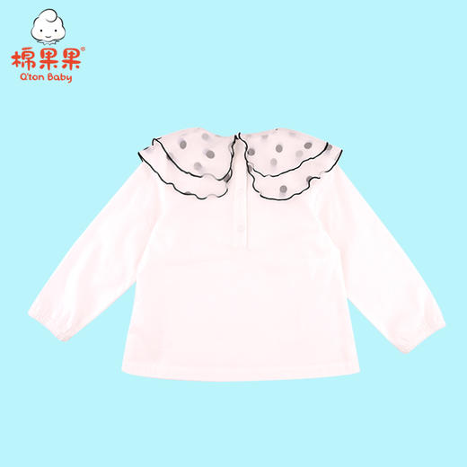 棉果果春秋款女童上衣梭织棉布长袖衬衫M122150221096 商品图2