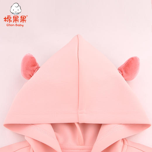 棉果果春秋女童双面布连帽长袖外套M122100421103 商品图3